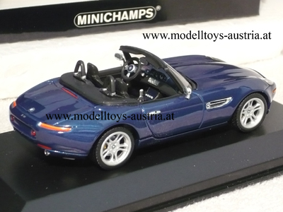 BMW Z8 Cabrio 1999 blau 1:43