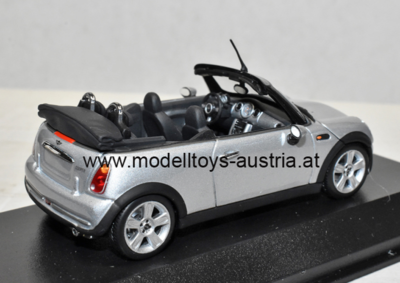 New Mini Cooper Cabrio 2004 silber metallik 1:43
