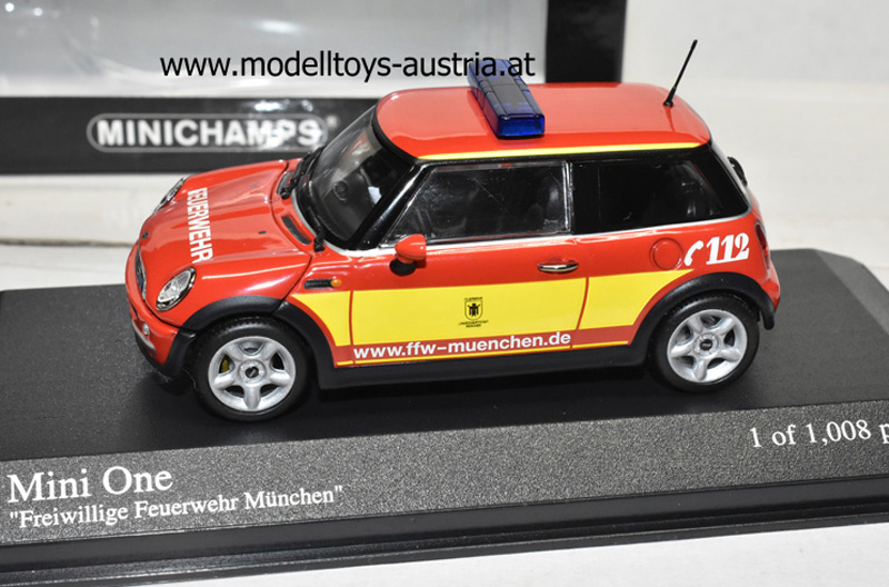 New Mini One 2001 Feuerwehr MÜNCHEN 1:43