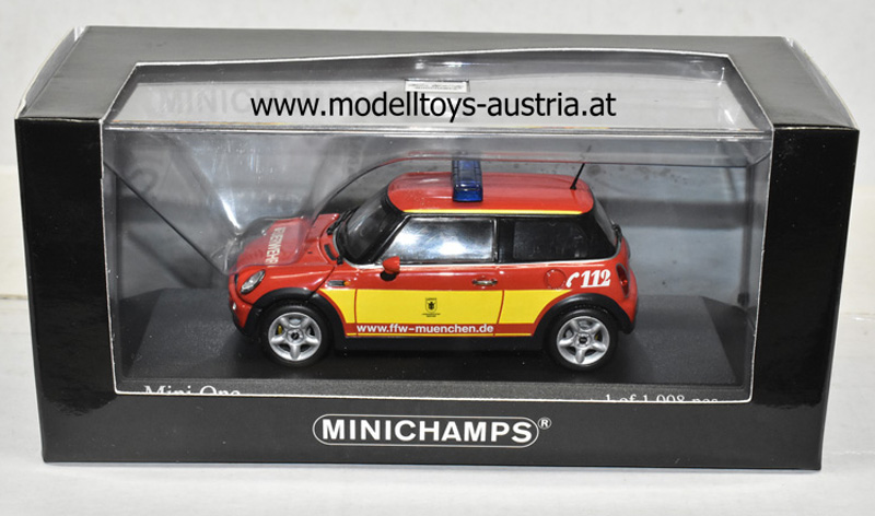 New Mini One 2001 Feuerwehr MÜNCHEN 1:43
