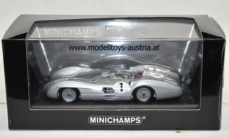 Mercedes Benz W196 1954 Juan Manuel FANGIO Weltmeister Sieger England GP 1:43