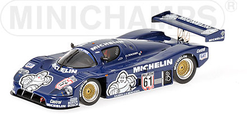 Sauber C9 Mercedes 1987 Nürburgring Supercup Sieger MICHELIN Jean Louis SCHLESSER 1:43
