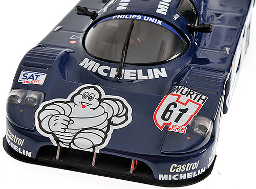 Sauber C9 Mercedes 1987 Nürburgring Supercup Sieger MICHELIN Jean Louis SCHLESSER 1:43