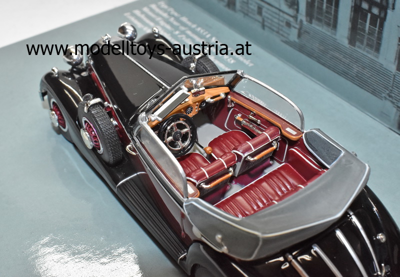 Horch 853 A Cabrio 1938 schwarz / rot / schwarz 1:43