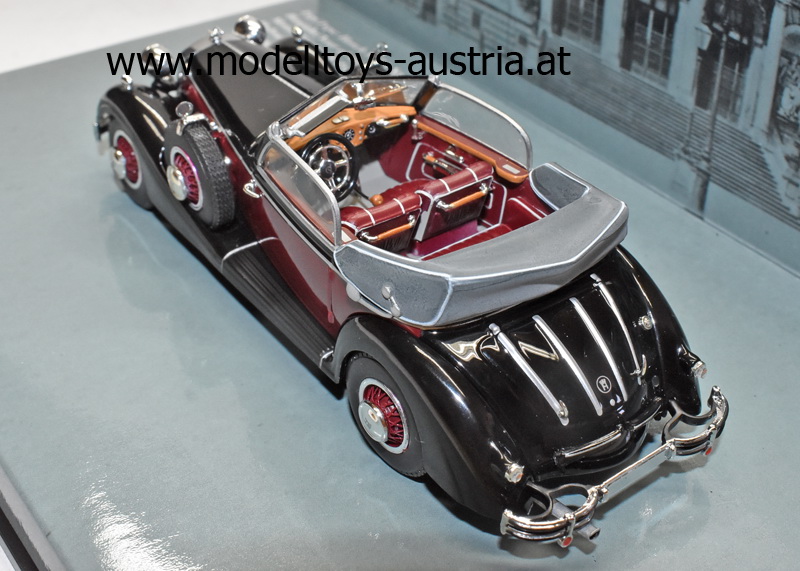 Horch 853 A Cabrio 1938 schwarz / rot / schwarz 1:43