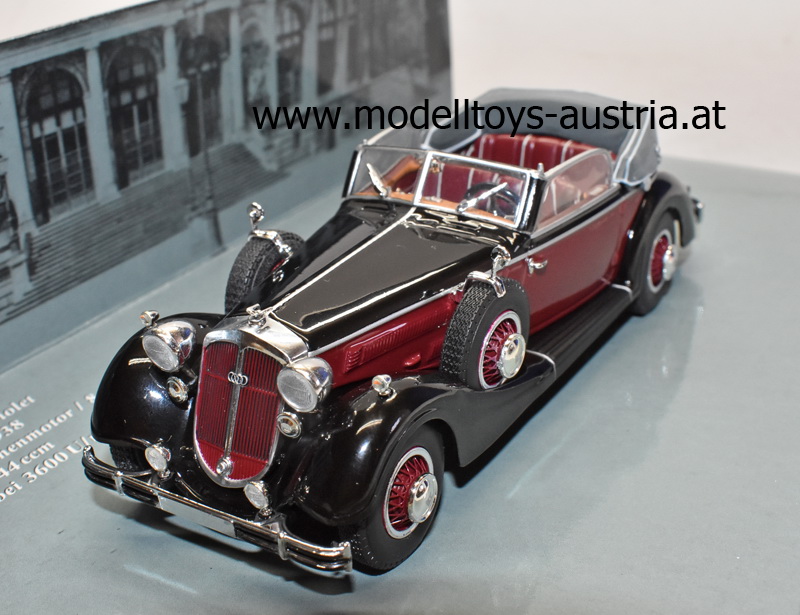 Horch 853 A Cabrio 1938 schwarz / rot / schwarz 1:43