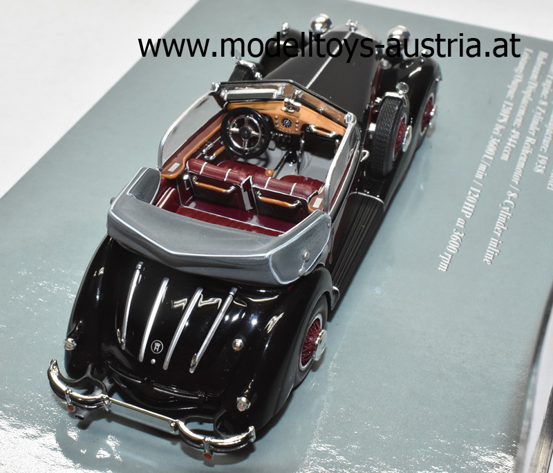 Horch 853 A Cabrio 1938 schwarz / rot / schwarz 1:43