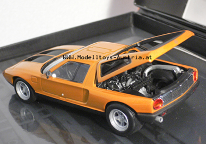 Mercedes C111/II 1970 Wankelmotor orange met. 1:43 GESCHENKBOX