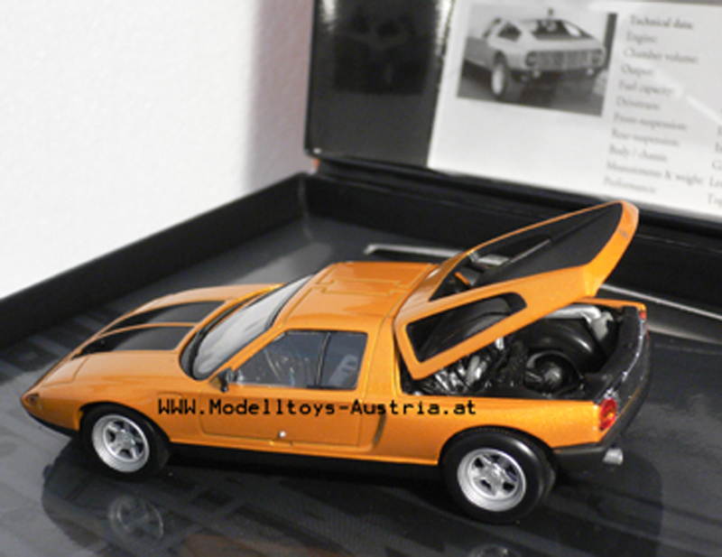 Mercedes C111/II 1970 Wankelmotor orange met. 1:43 GESCHENKBOX