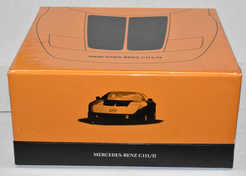 Mercedes C111/II 1970 Wankelmotor orange met. 1:43 GESCHENKBOX