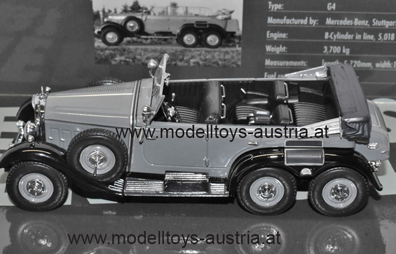 Mercedes Benz W31 G4 1939 FRANCISCO FRANCO grau / schwarz 1:43