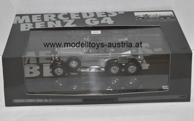 Mercedes Benz W31 G4 1939 FRANCISCO FRANCO grau / schwarz 1:43