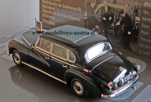 Mercedes Benz W186 III 300 B 1955 Konrad ADENAUER 1:43