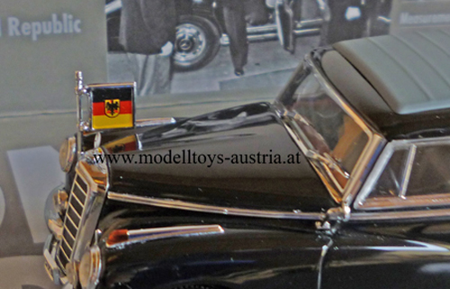 Mercedes Benz W186 III 300 B 1955 Konrad ADENAUER 1:43