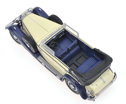 Maybach Zeppelin Cabrio 1932 blau / creme 1:43