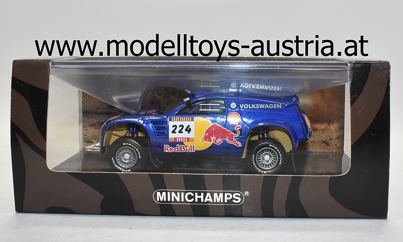 VW Touareg 2004 Rally Paris - Dakar SABY / STEVENSON Red Bull 1:43