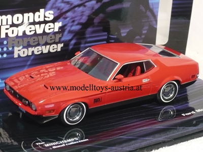 Ford Mustang Mach I Fastback 1971 James BOND 007 DIAMANTENFIEBER 1:43