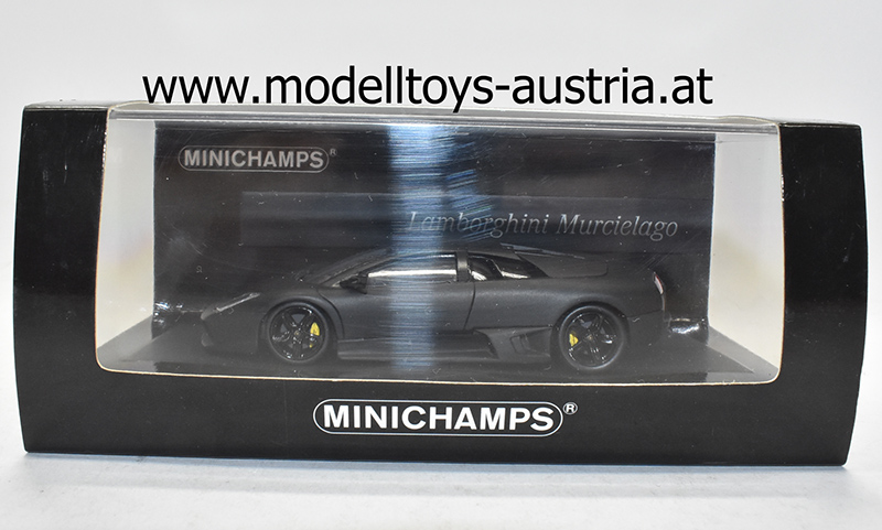 Lamborghini Murcielago 2006 matt schwarz 1:43