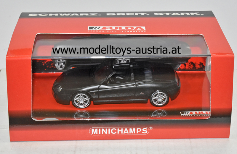 Alfa Romeo Spider 3.2 V6 24V Cabrio 2003 matt schwarz FULDA Edition 1:43 SCHWARZ BREIT STARK