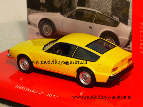 Alfa Romeo Junior Zagato 1600 1972 gelb 1:43