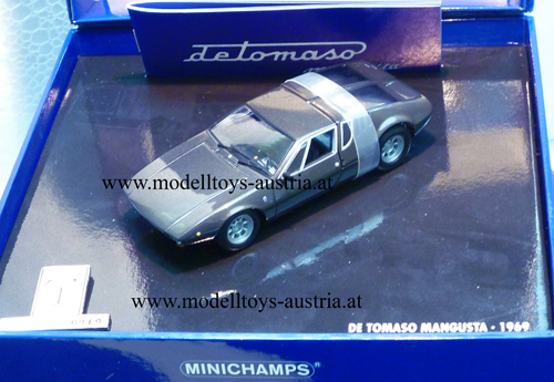 DeTomaso De Tomaso Mangusta 1969 graubraun metallik 1:43