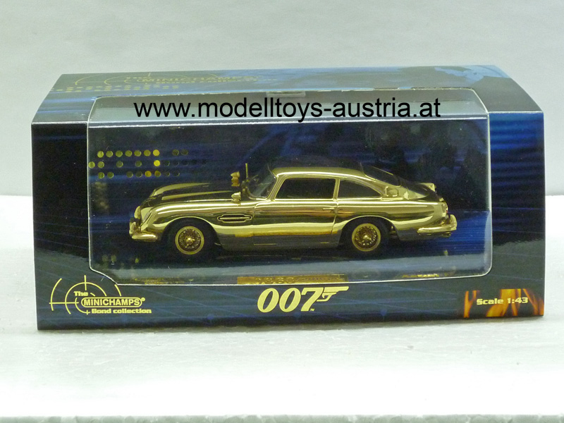 Aston Martin DB5 James BOND 007 Casino Royale GOLD Vergoldet 1:43