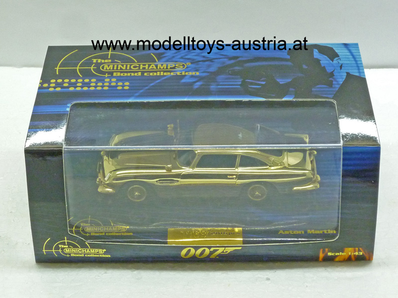 Aston Martin DB5 James BOND 007 Casino Royale GOLD Vergoldet 1:43