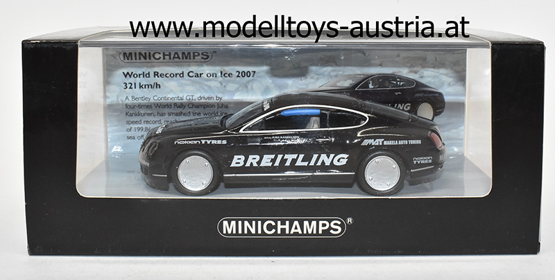 Bentley Continental GT Coupe 2007 EIS WELTREKORD Breitling 1:43
