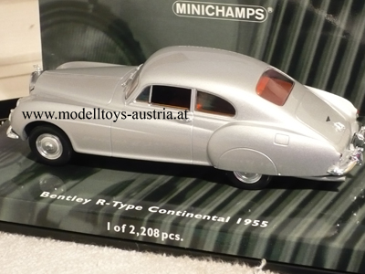 Bentley Continental R-Type Coupe 1955 silber metallik 1:43