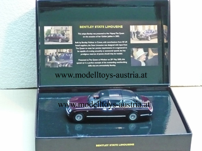 Bentley Staatslimousine 2002 Queen von der Majestät der Königin 1:43