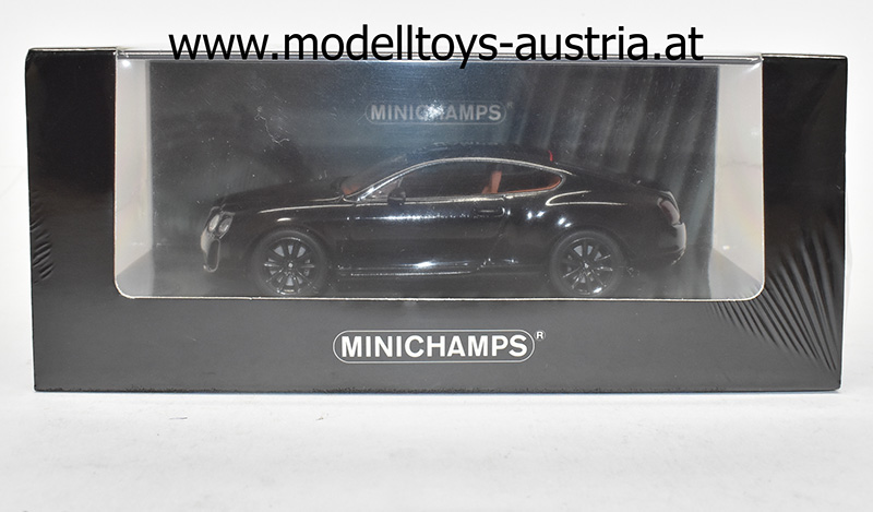 Bentley Continental GT Coupe SUPERSPORTS 2009 schwarz 1:43