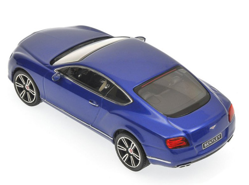 Bentley Continental GT Coupe V8 2011 blau metallik 1:43