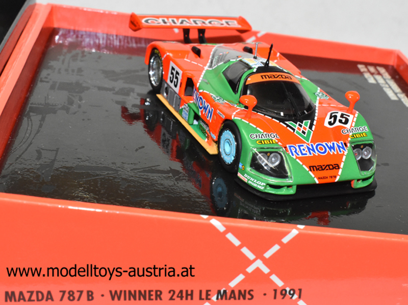 Mazda 787 B 1991 Le Mans Sieger WEIDLER / HERBERT / GACHOT 1:43