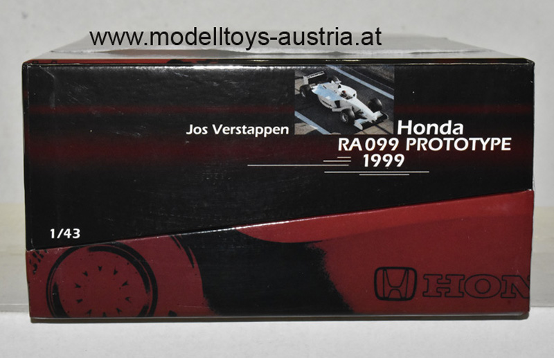 Honda RA099 PROTOTYP 1999 Jos VERSTAPPEN 1:43 GESCHENKBOX