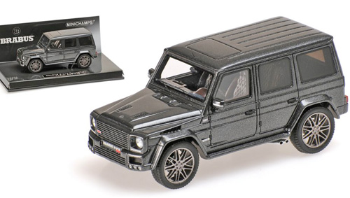 Mercedes Benz W463 G Klasse BRABUS G V12 800 Widestar 2010 grau metallik 1:43
