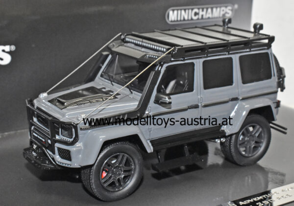 Mercedes Benz G 500 4x4 BRABUS 550 ADVENTURE 4X4² 2017 grau metallik 1:43