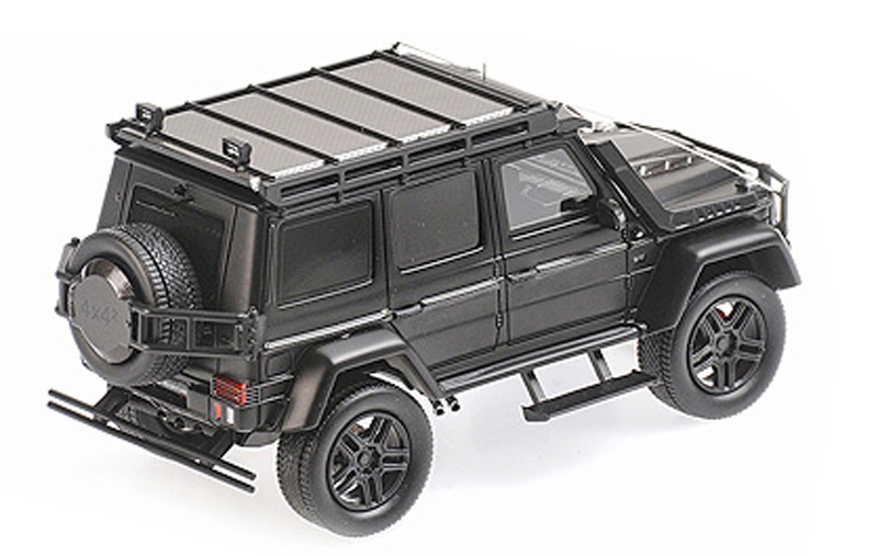 Mercedes Benz G 500 4x4 BRABUS 550 ADVENTURE 4X4² 2017 matt schwarz 1:43