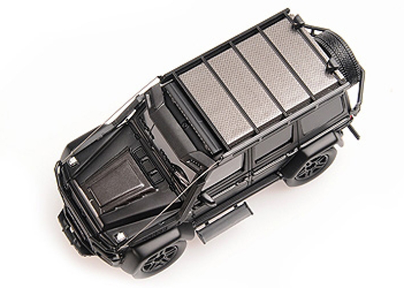 Mercedes Benz G 500 4x4 BRABUS 550 ADVENTURE 4X4² 2017 matt schwarz 1:43