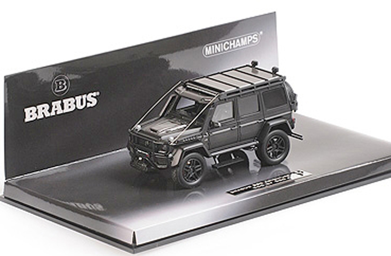 Mercedes Benz G 500 4x4 BRABUS 550 ADVENTURE 4X4² 2017 matt schwarz 1:43