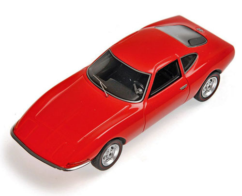 Opel GT Coupe 1965 EXPERIMENTAL Auto rot 1:43