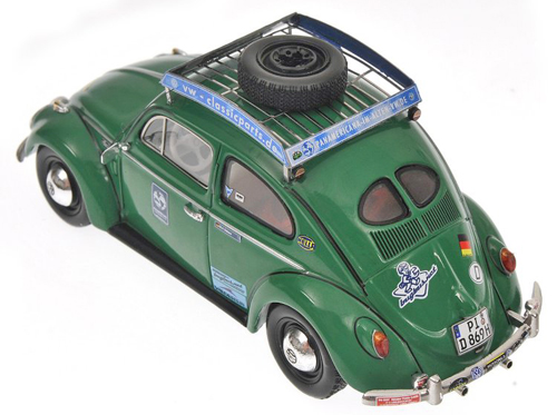 VW Käfer 1200 1952 DIE ERBSE Alaska - Feuerland 2008 - 2009 1:43