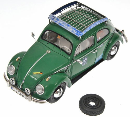 VW Käfer 1200 1952 DIE ERBSE Alaska - Feuerland 2008 - 2009 1:43