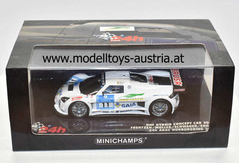 Gumpert Apollo Hybrit HHF Concept Car 2008 Nürburgring FRENTZEN / MÜLLER / SCHWAGER / ENGELS 1:43