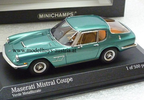 Maserati Mistral Coupe 1963 türkisgrün metallik 1:43