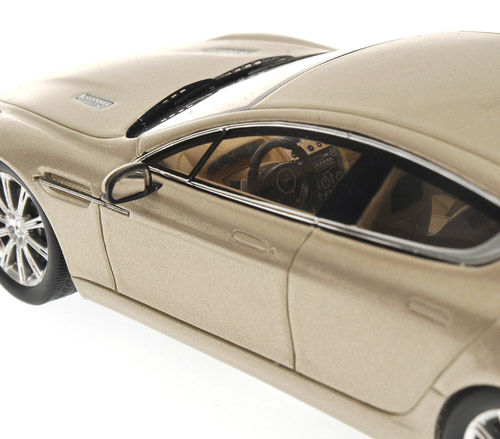 Aston Martin Rapide 2010 Genfer Autosalon gold metallik 1:43