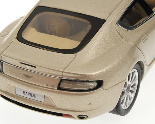 Aston Martin Rapide 2010 Genfer Autosalon gold metallik 1:43