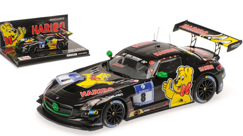 Mercedes Benz SLS AMG GT3 2015 Nürburgring Team HARIBO Norbert SIEDLER / ALZEN / HOLZER / GÖTZ 1:43