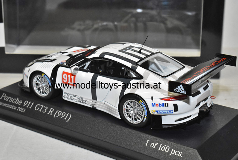 Porsche 911 991 GT3 R 2015 PRESENTATION 1:43