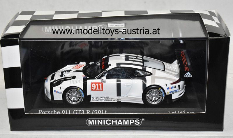 Porsche 911 991 GT3 R 2015 PRESENTATION 1:43