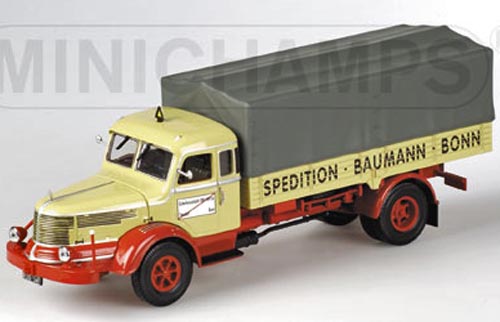 Krupp Titan Pritschenwagen 1951 Spedition Baumann Bonn 1:43